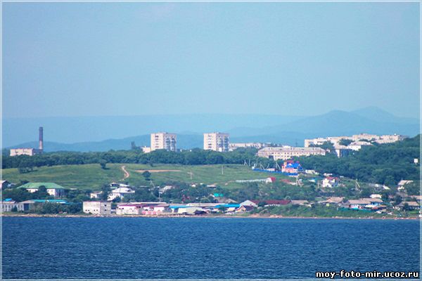 Вид на город Большой Камень